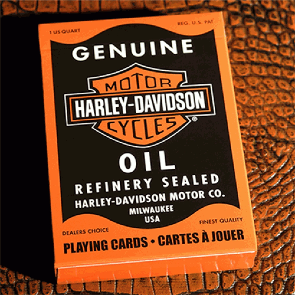 Spielkarten Harley Davidson Oil Playing Cards By USPCC