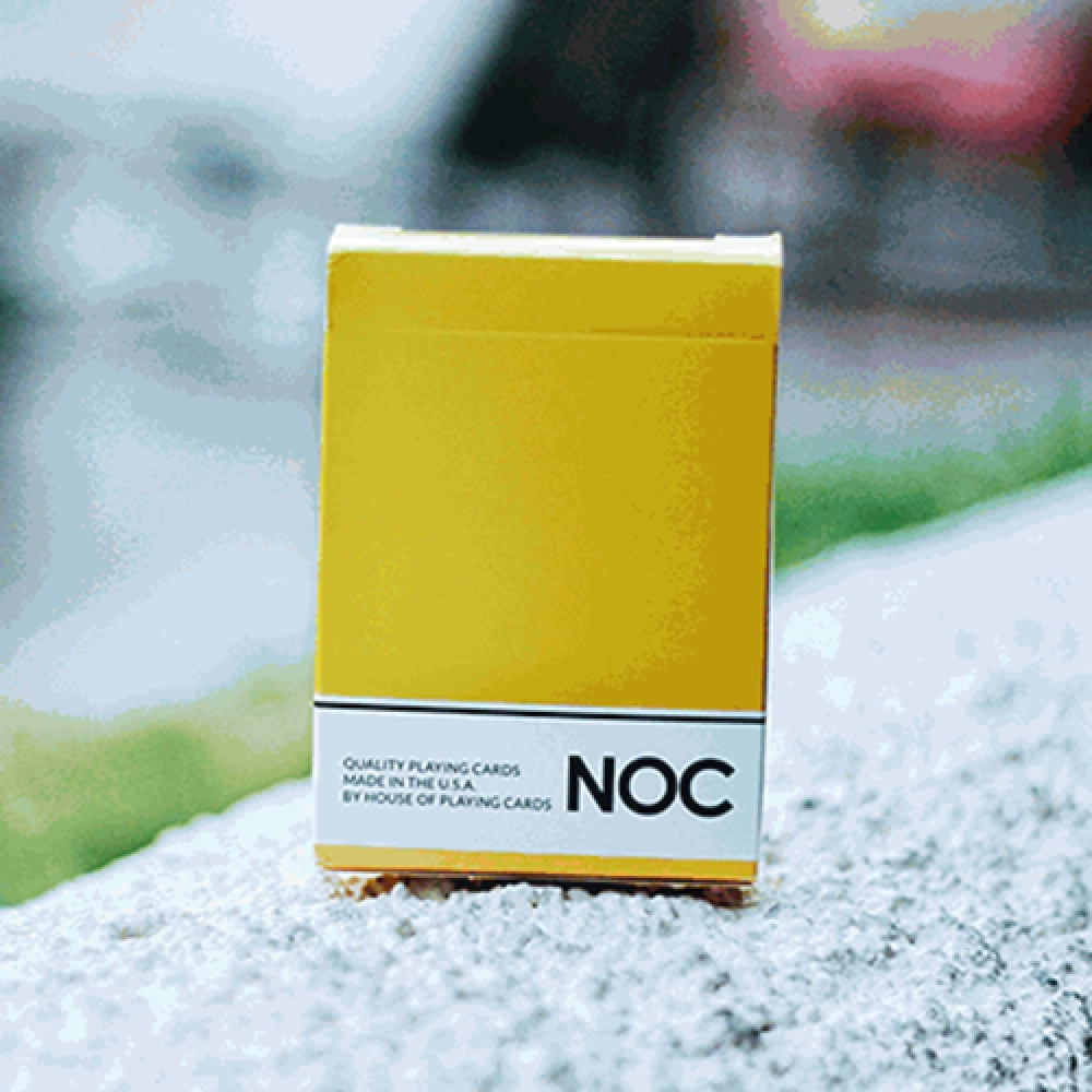 Spielkarten NOC Original Deck (Yellow) Printed at USPCC by The Blue Crown - marked