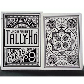 Spielkarten White Tally Ho (Fan Back) Playing Cards