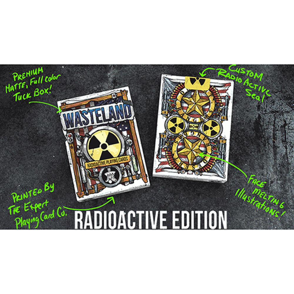 Spielkarten Wasteland Radio Active Edition Playing Cards by Jackson Robinson