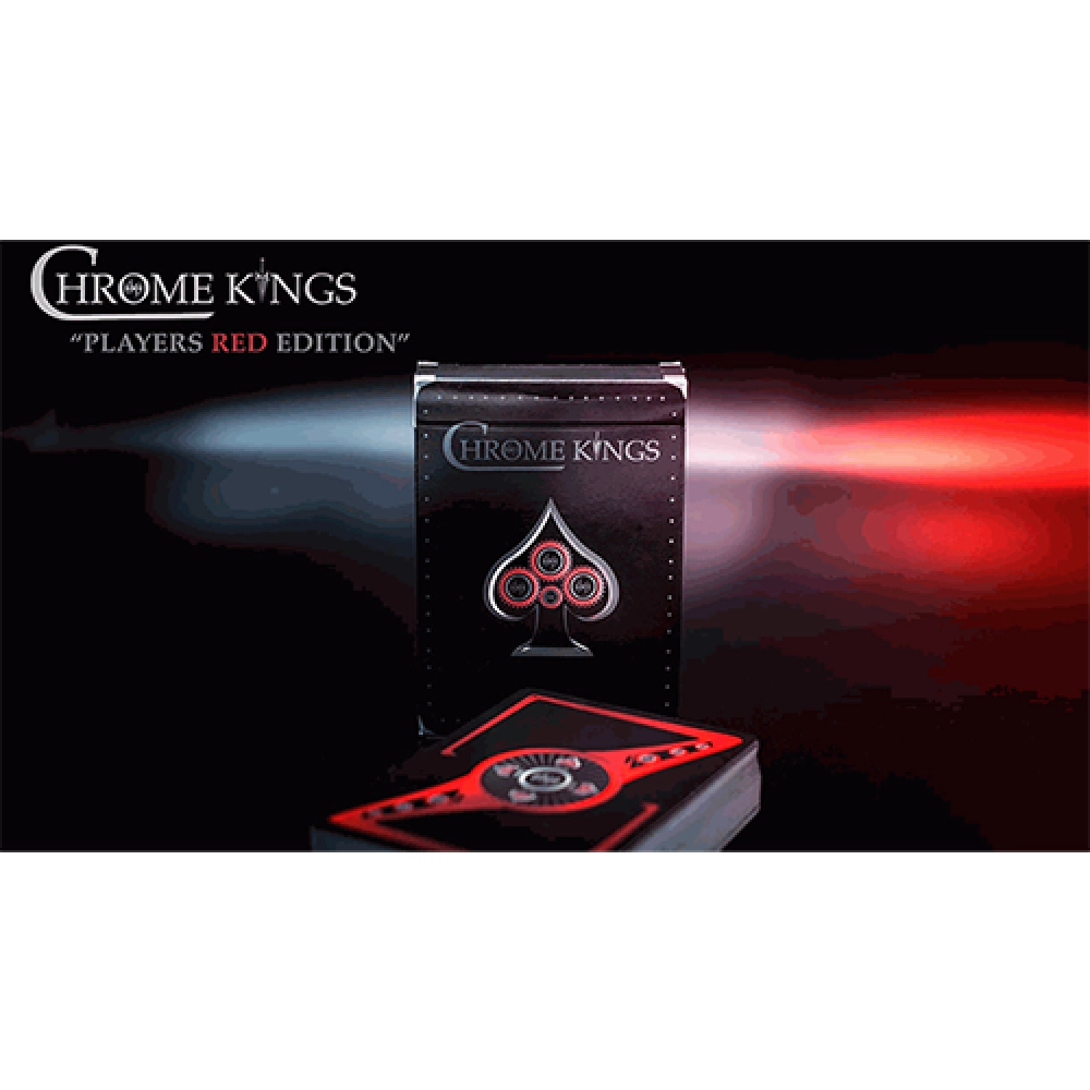Spielkarten Chrome Kings Limited Edition Playing Cards (Players Red Edition) by De'vo vom Schattenreich and Handlordz
