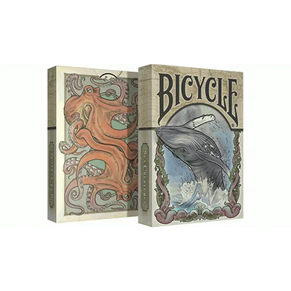 Sea Creatures Deck (Bicycle Colorized) Playing Car...