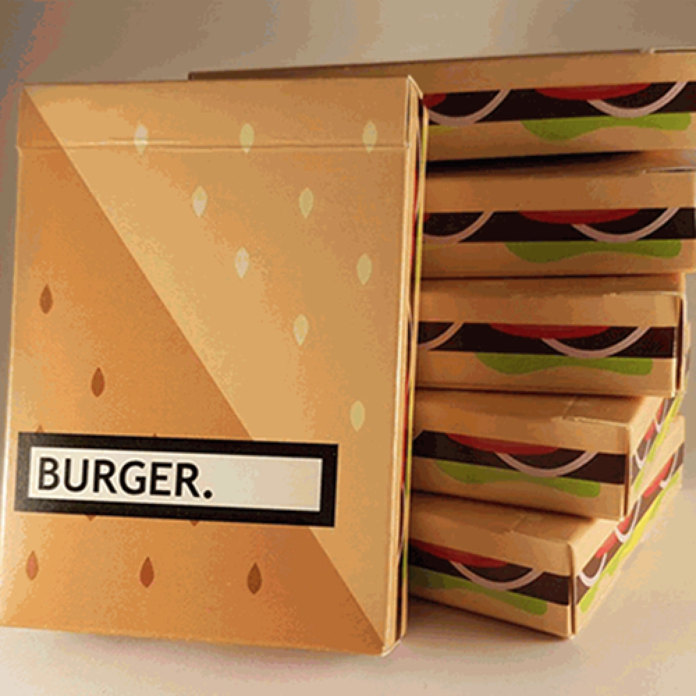 Spielkarten Burger Playing Cards Created by FLAMINKO Playing Cards