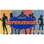 Svengali Envelopes SUPERHEROES (4 x 6 Black) by Sven Lee