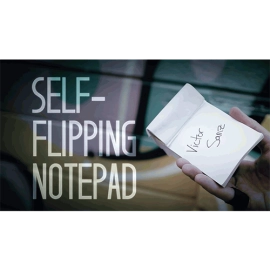 Self-Flipping Notepad (DVD and Gimmick) by Victor Sanz - DVD