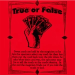 True or False by Ickle Pickles