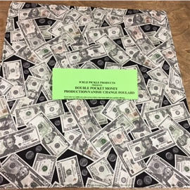 Double Pocket Money Production/Vanish Change Foulard by Ickle Pickle Products