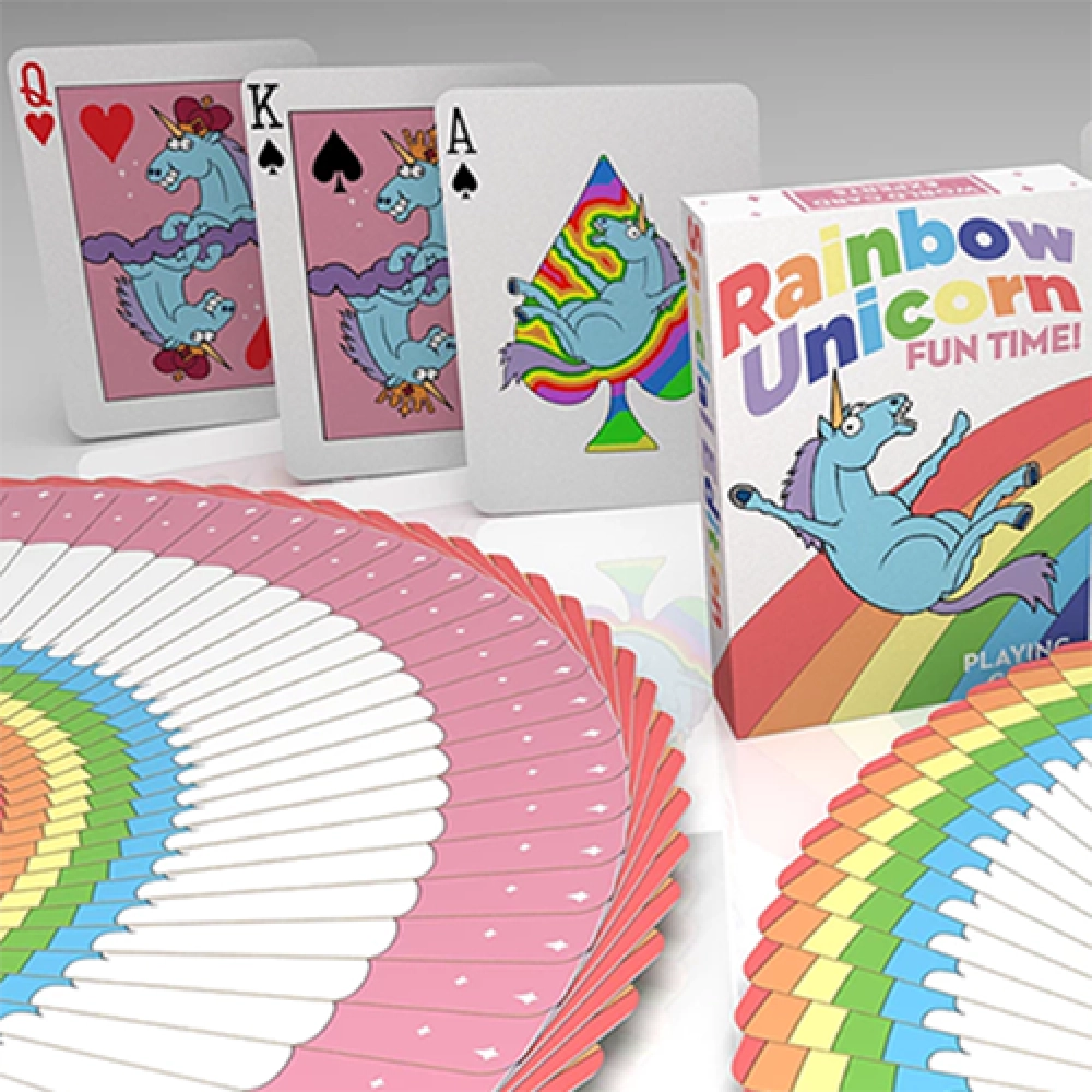 Spielkarten Rainbow Unicorn Fun Time! Playing Cards by Handlordz - Special Edition