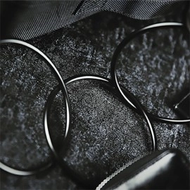 Linking Rings (Black - 10 cm) cm by TCC