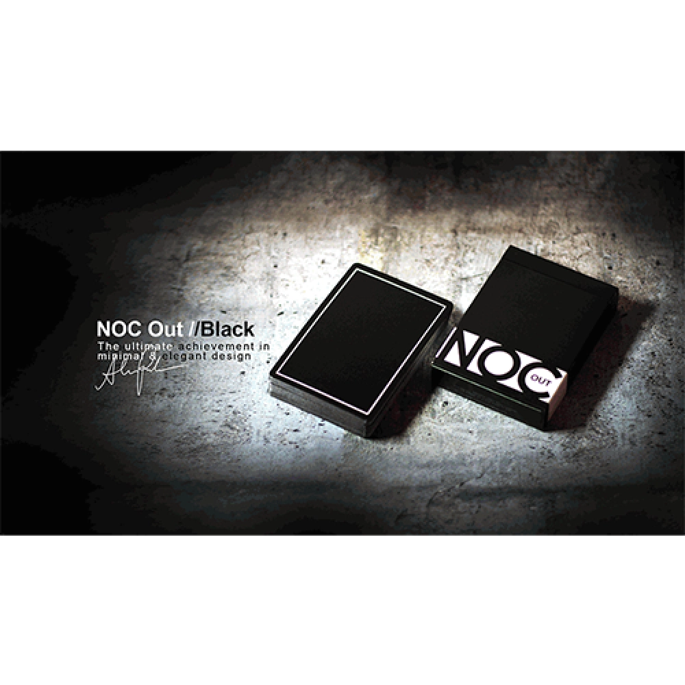 Spielkarten NOC Out: Black Playing Cards