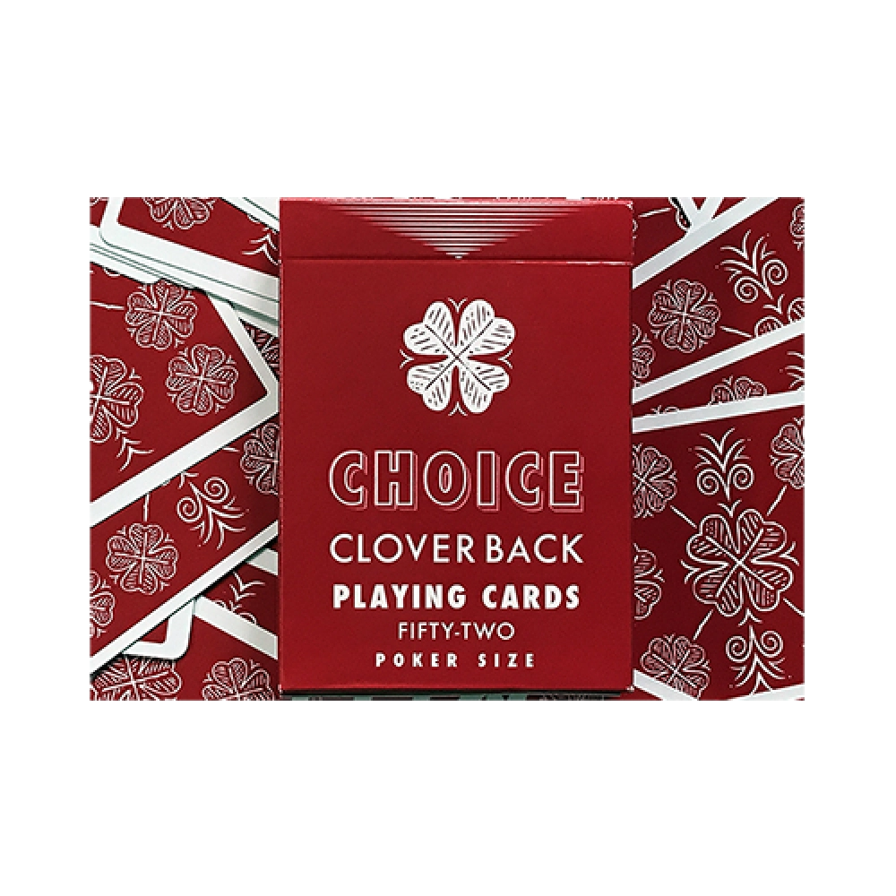 Spielkarten Choice Cloverback (Red) Playing Cards