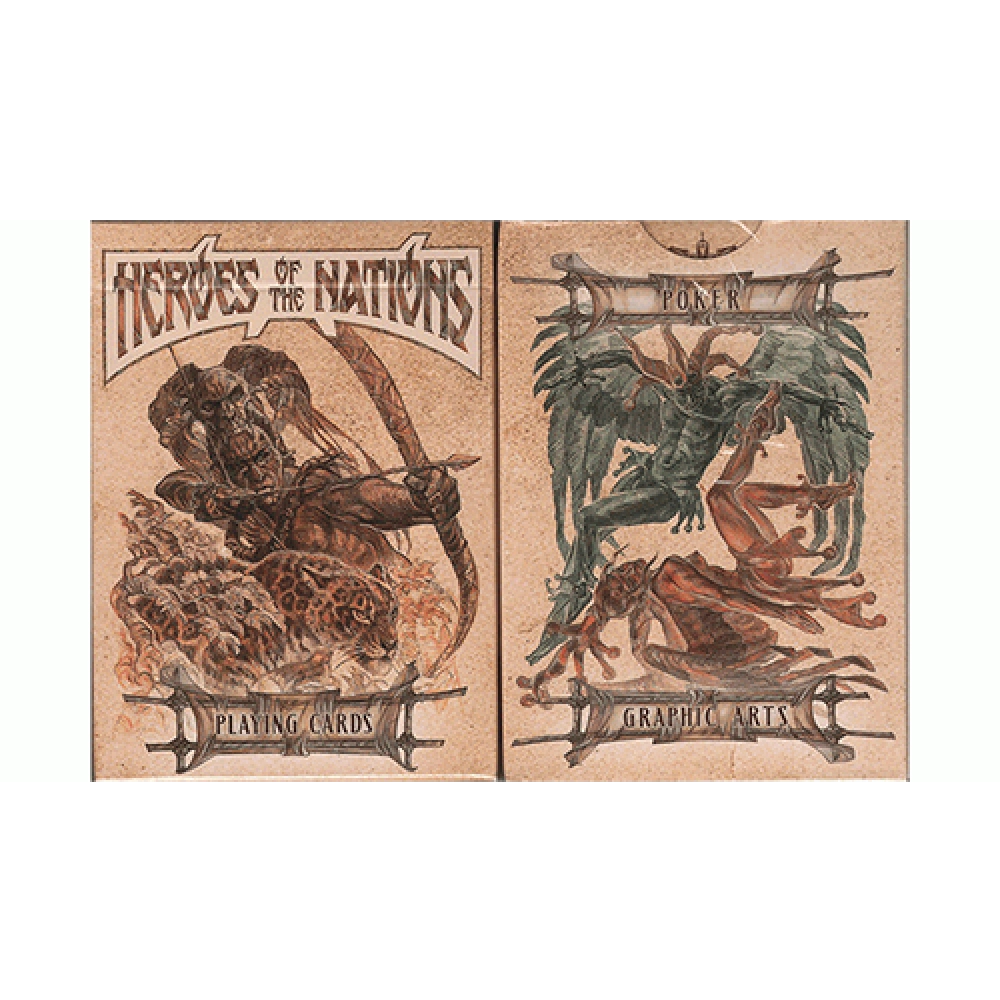 Spielkarten Heroes of the Nations (Dark Version) Playing Cards