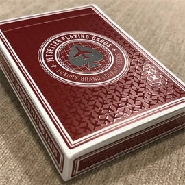 Spielkarten Premier Edition in Restricted Red by Jetsetter Playing Cards