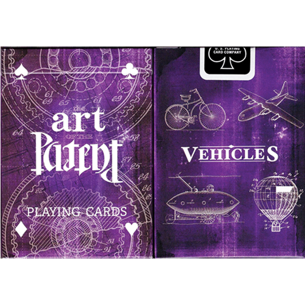 Spielkarten Limited Edition Art of the Patent (Vehicle) Playing Cards