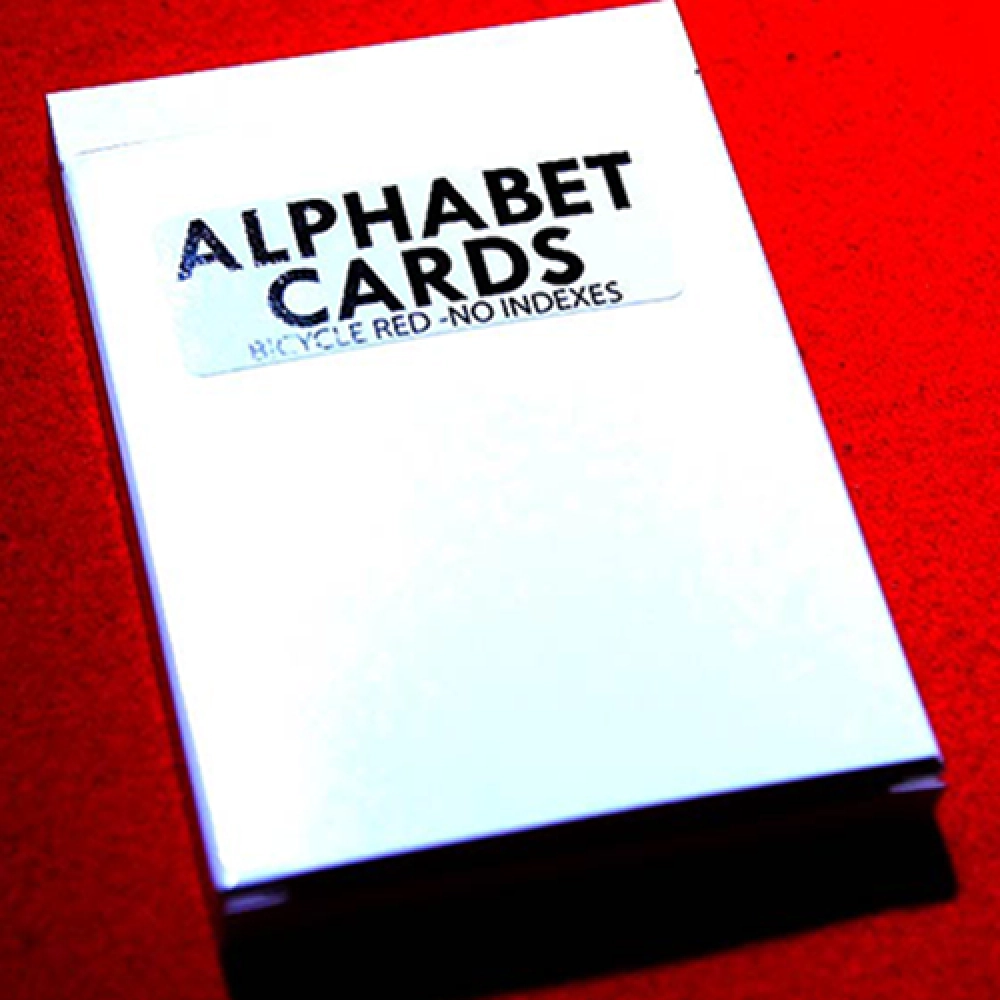 Spielkarten Alphabet Playing Cards Bicycle No Index by PrintByMagic