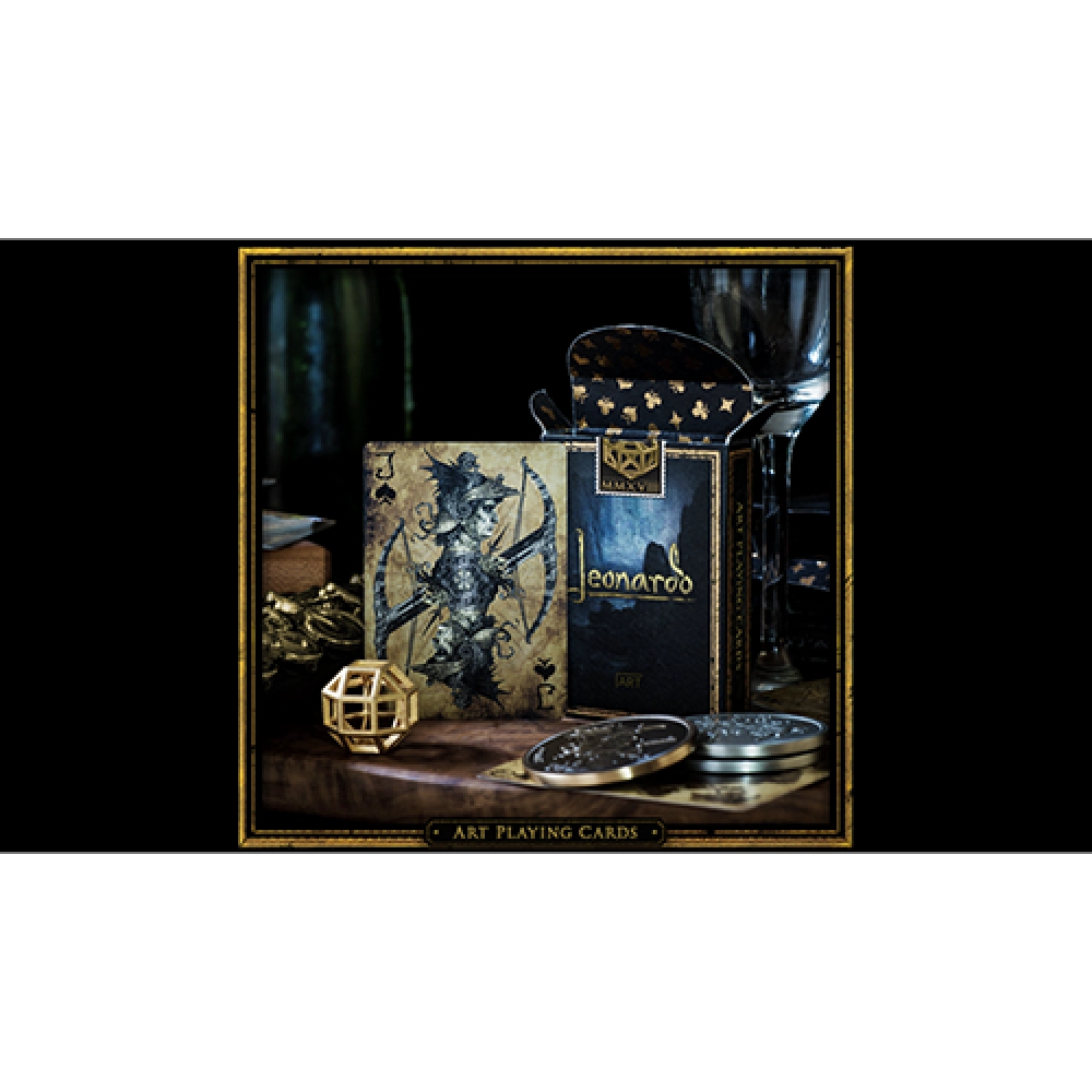 Spielkarten Leonardo MMXVIII Gold Edition by Art Playing Cards