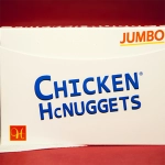 Jumbo Chicken Nugget Playing Cards - Red