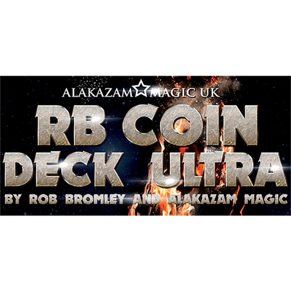 RB Coin Deck Ultra Blue (DVD and Gimmicks) by Rob Bromley