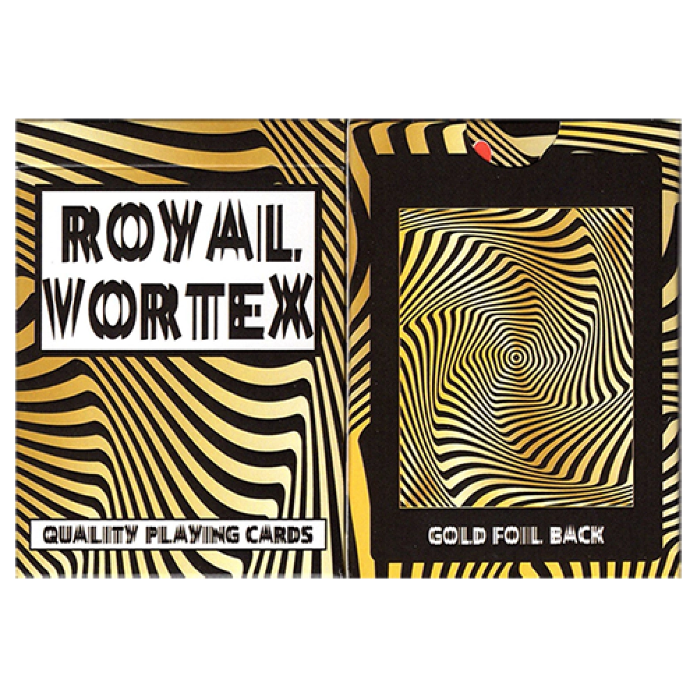 Spielkarten Royal Vortex Gold Foil Playing Cards Gemaco