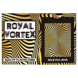 Spielkarten Royal Vortex Gold Foil Playing Cards Gemaco