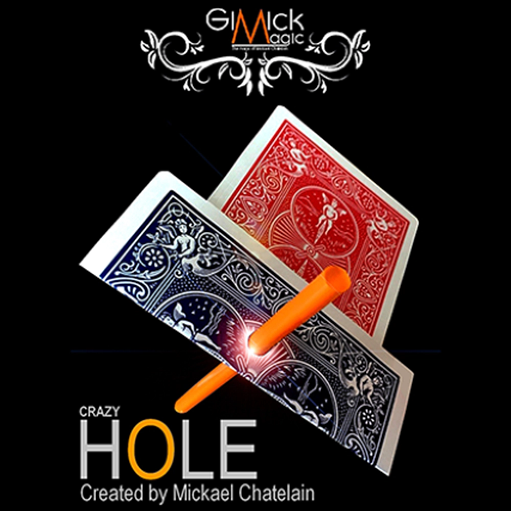 CRAZY HOLE Blue (Gimmick and Online Instructions) by Mickael Chatelain