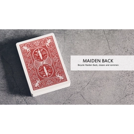 Spielkarten Bicycle Maiden Marked Playing Cards (Red)