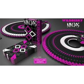 Spielkarten Cardistry Ninja Wildberry by De'vo vom Schattenreich and Handlordz