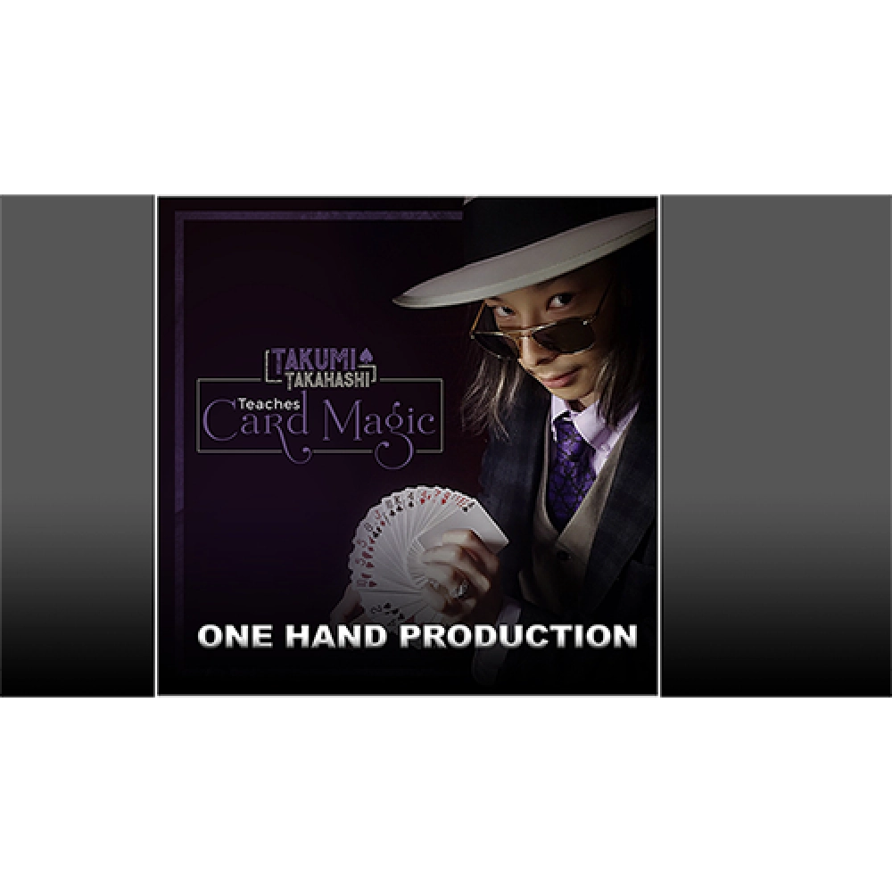 Takumi Takahashi Teaches Card Magic - One Hand Production video DOWNLOAD