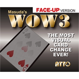 WOW 3 Face-Up (Gimmick and Online Instructions) by Katsuya Masuda