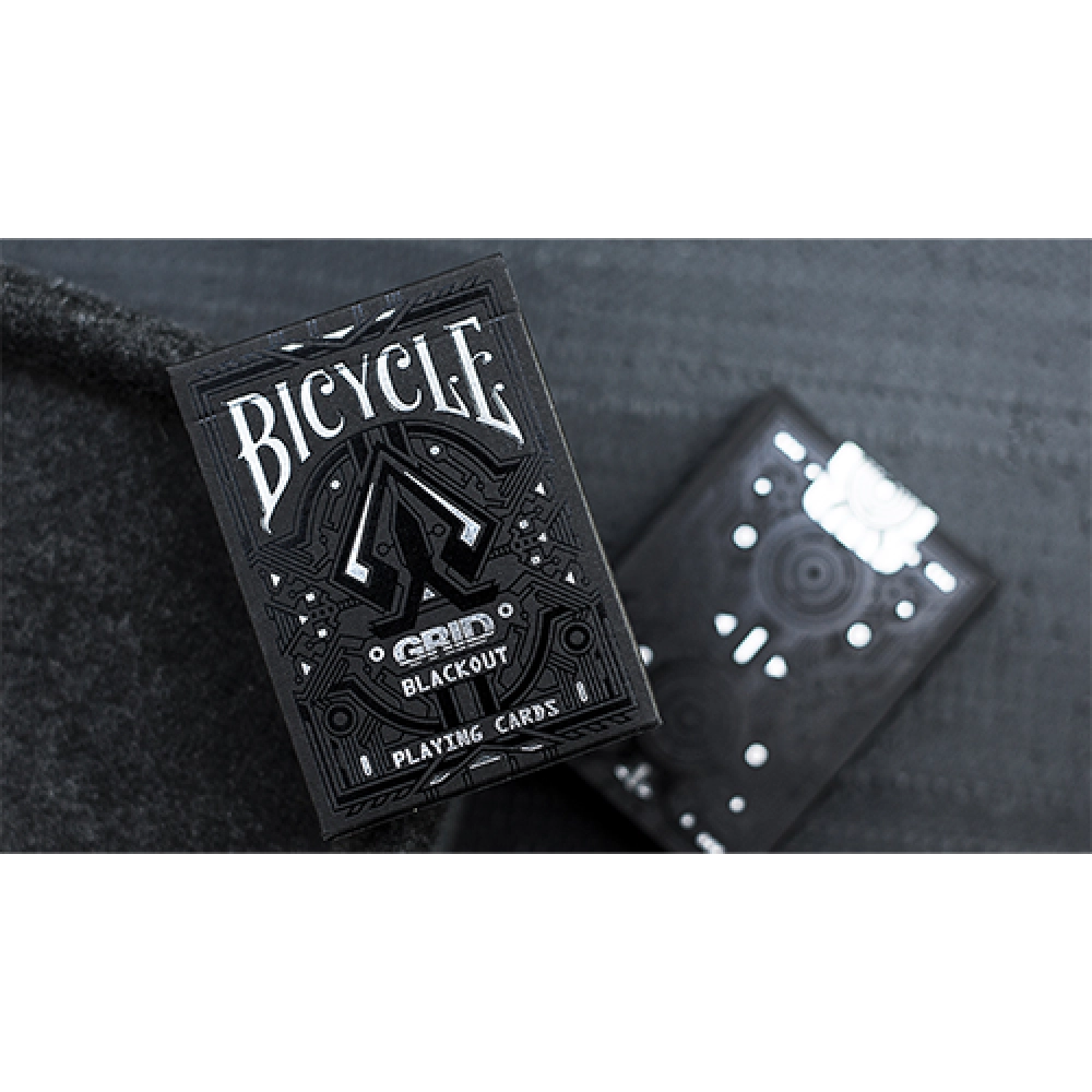 Spielkarten Limited Edition Bicycle Grid Blackout Playing Cards