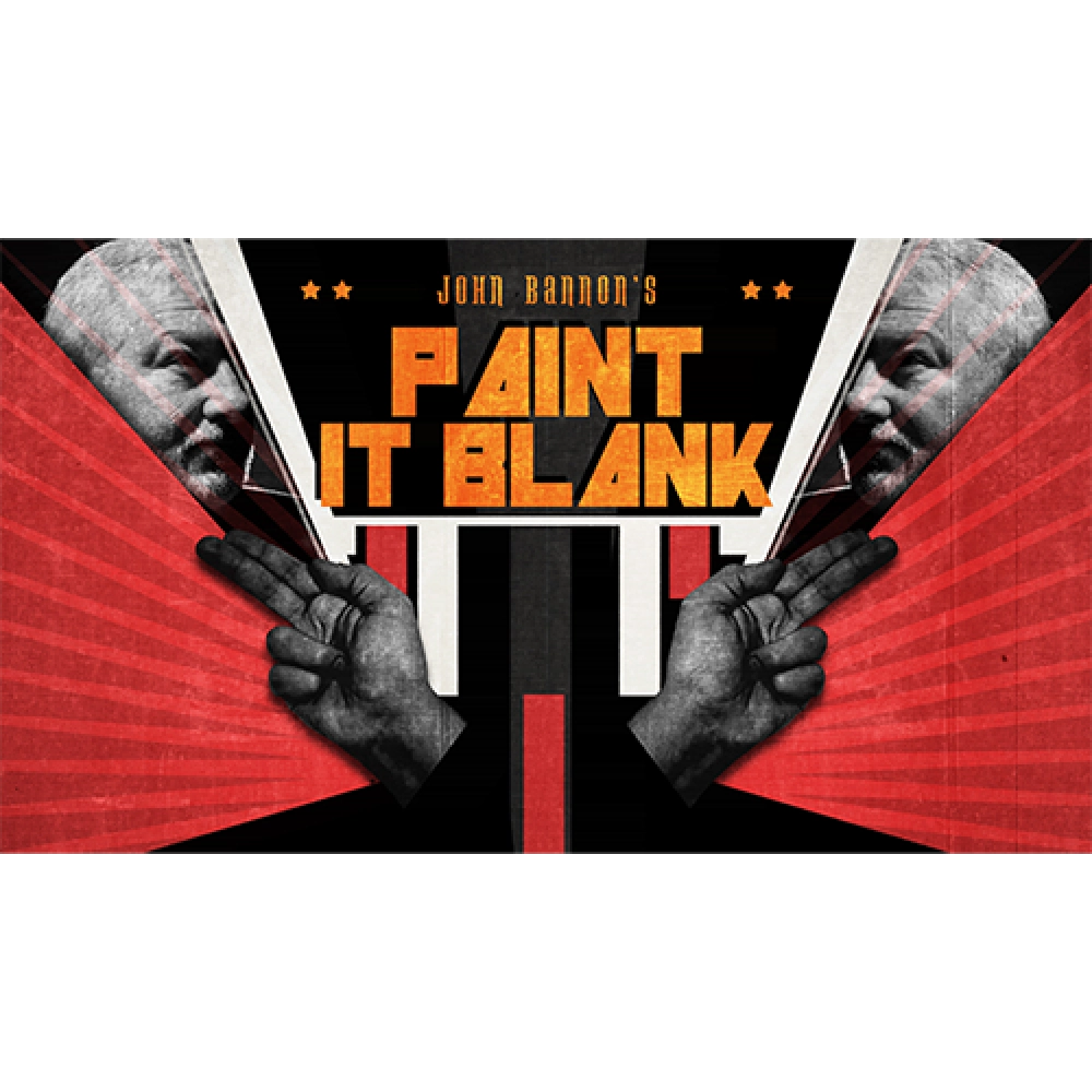 John Bannon's PAINT IT BLANK (Gimmicks and DVD) - DVD