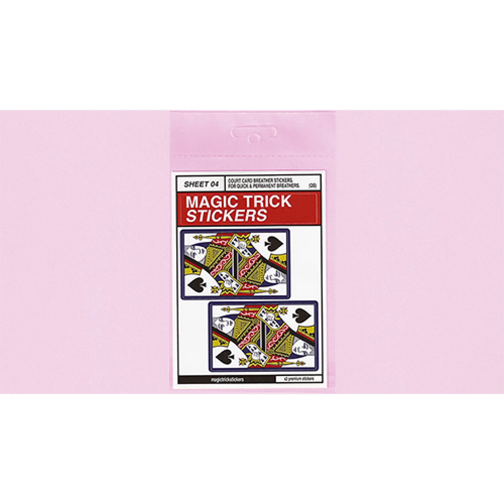 Breather Stickers (Queen of Spades) by Magic Trick Stickers