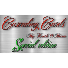Special Edition Cascading Cards (Cherry Tahoe Blue) by Keith O'Brien