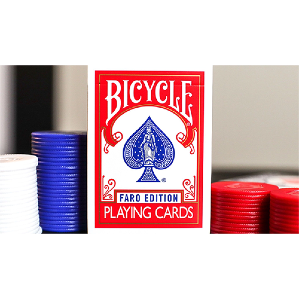 Spielkarten Limited Edition Bicycle Faro (Red) Playing Cards