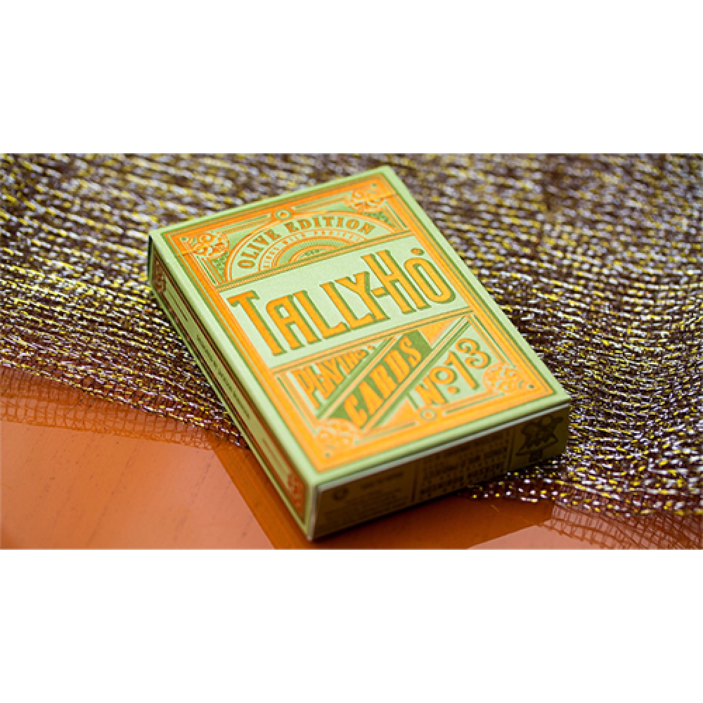 Spielkarten Limited Edition Olive Tally Ho Playing Cards by Jackson Robinson