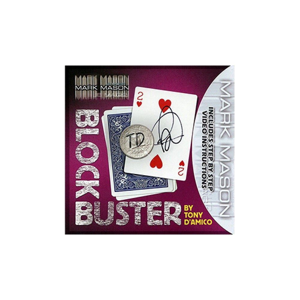 BLOCK BUSTER Red (Gimmick and Online Instructions) by Tony D'Amico and Mark Mason
