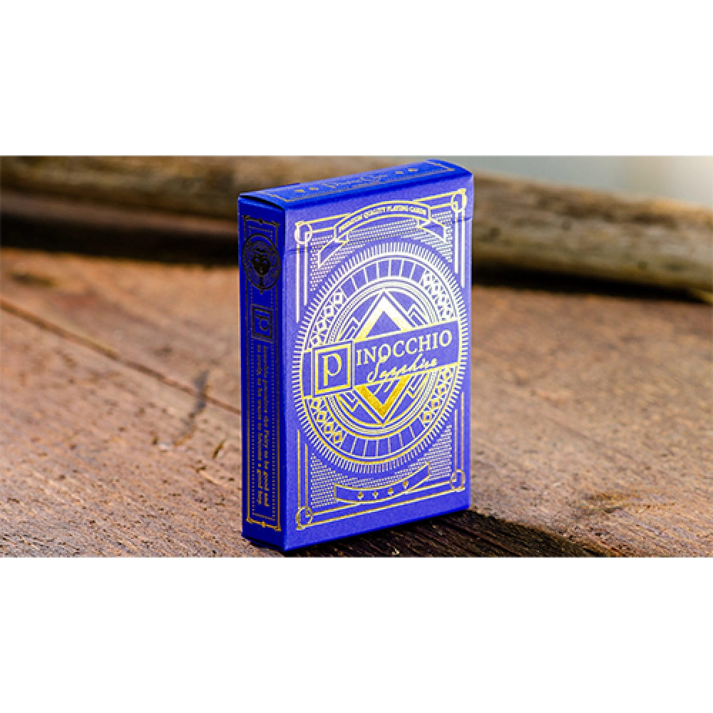 Spielkarten Pinocchio Sapphire Playing Cards (Blue) by Elettra Deganello