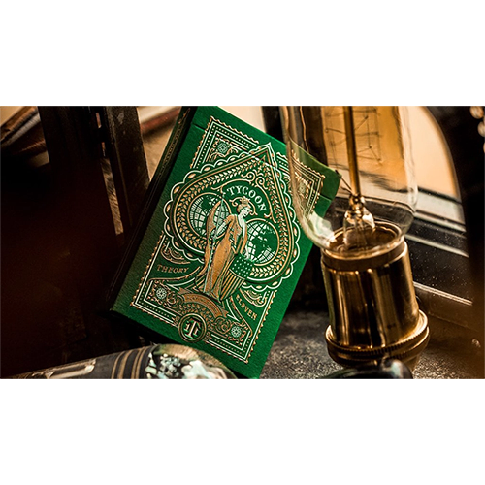 Spielkarten Limited Edition Green Tycoon Playing Cards by Theory11