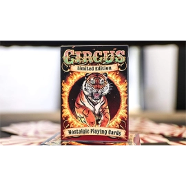 Spielkarten Limited Edition Circus Nostalgic Red Gilded Playing Cards
