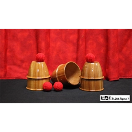 Cups and Balls (Wooden) by Mr. Magic