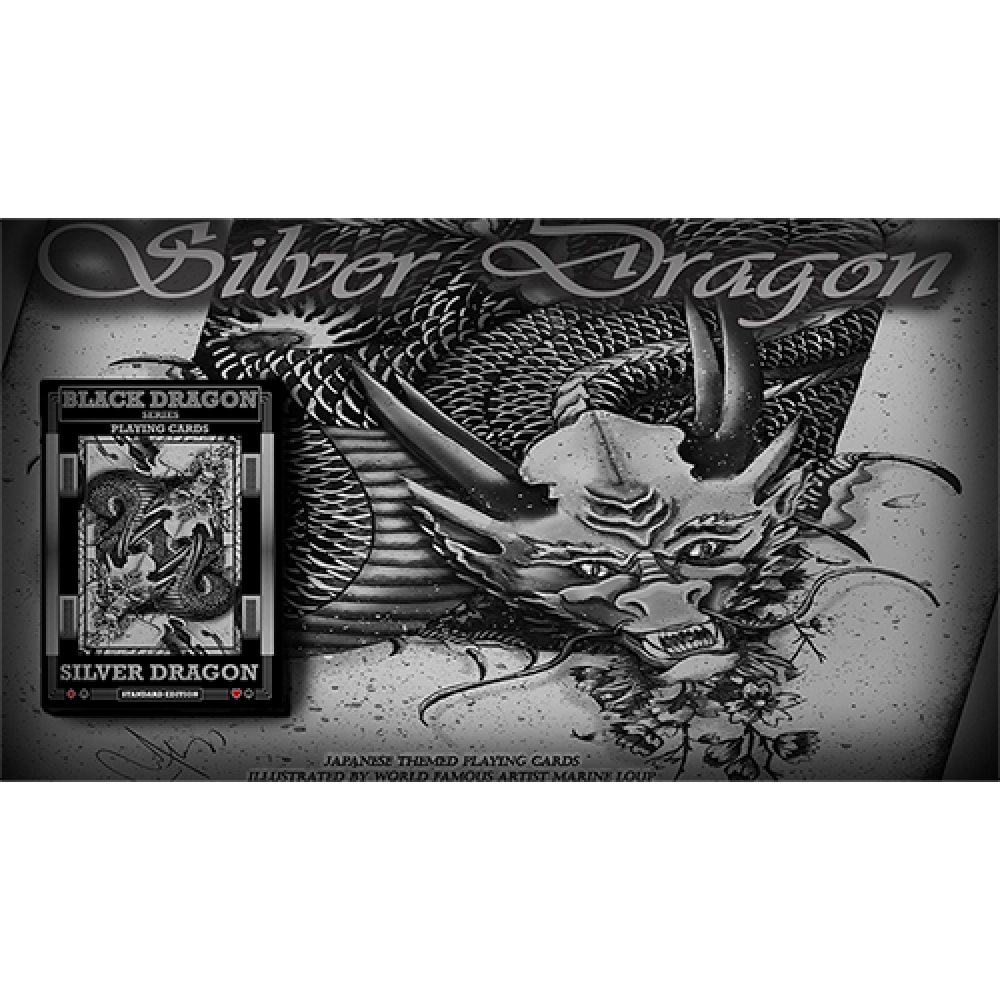 Silver Dragon (Standard Edition) Playing Cards by Craig Maidment