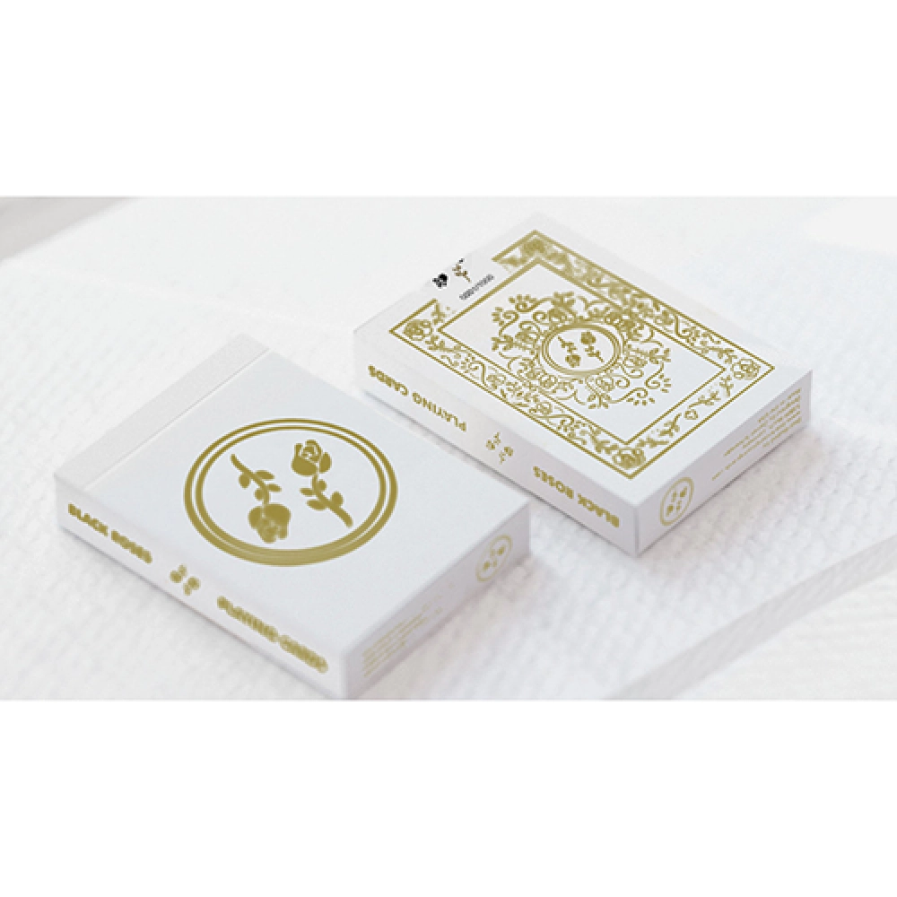 Spielkarten Black Roses White Gold Playing Cards Limited Edition