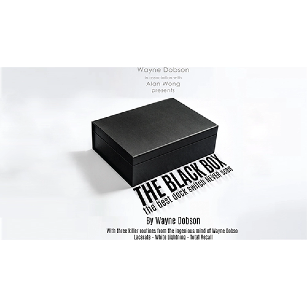 The Black Box (Gimmick and Online Instructions) by Wayne Dobson and Alan Wong