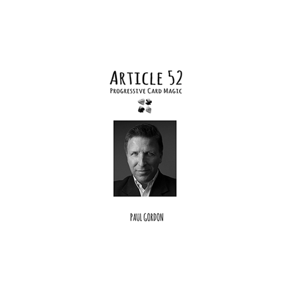 Article 52 by Paul Gordon - Book