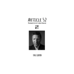 Article 52 by Paul Gordon - Book