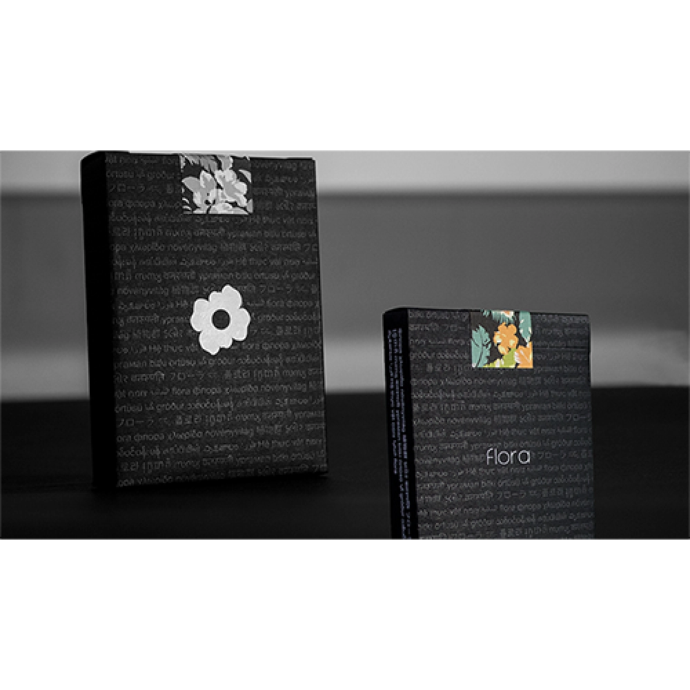 Spielkarten Limited Edition Black Flora Playing Cards by Paul Robaia