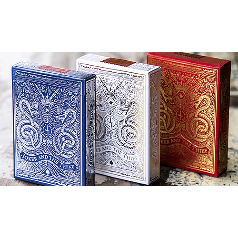 Spielkarten White Gold Edition Playing Cards by Joker and the Thief