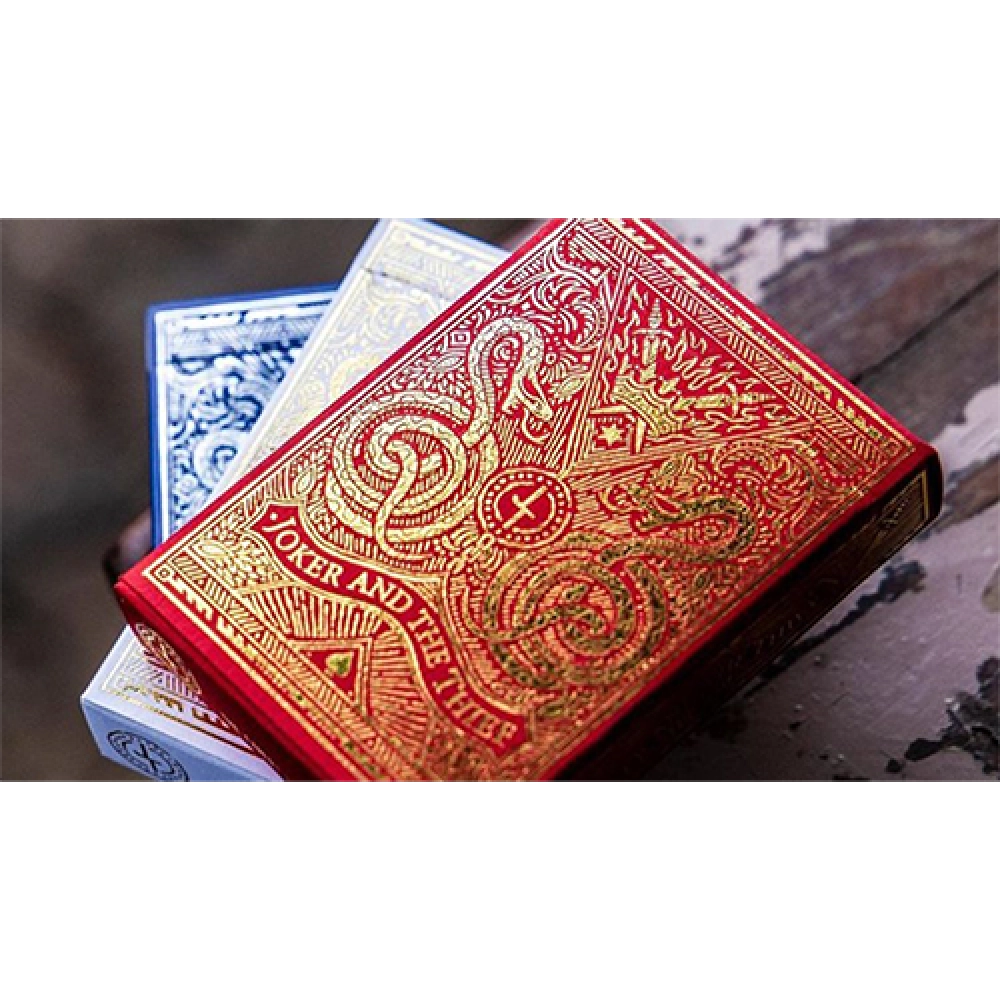 Spielkarten Blood Red Edition V1 Playing Cards by Joker and the Thief
