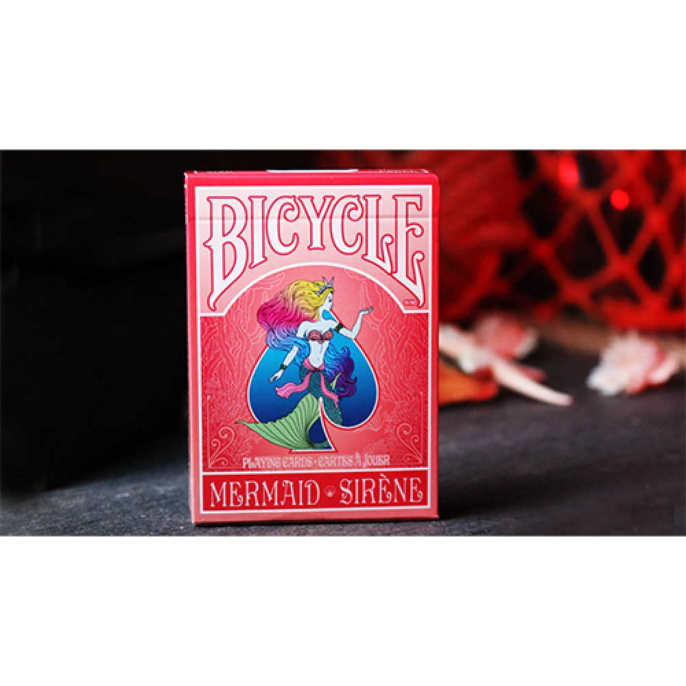 Spielkarten Mermaid Playing Cards (Red) by US Playing Card Co