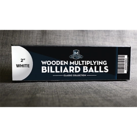 Wooden Billiard Balls (2" White) by Classic Collections